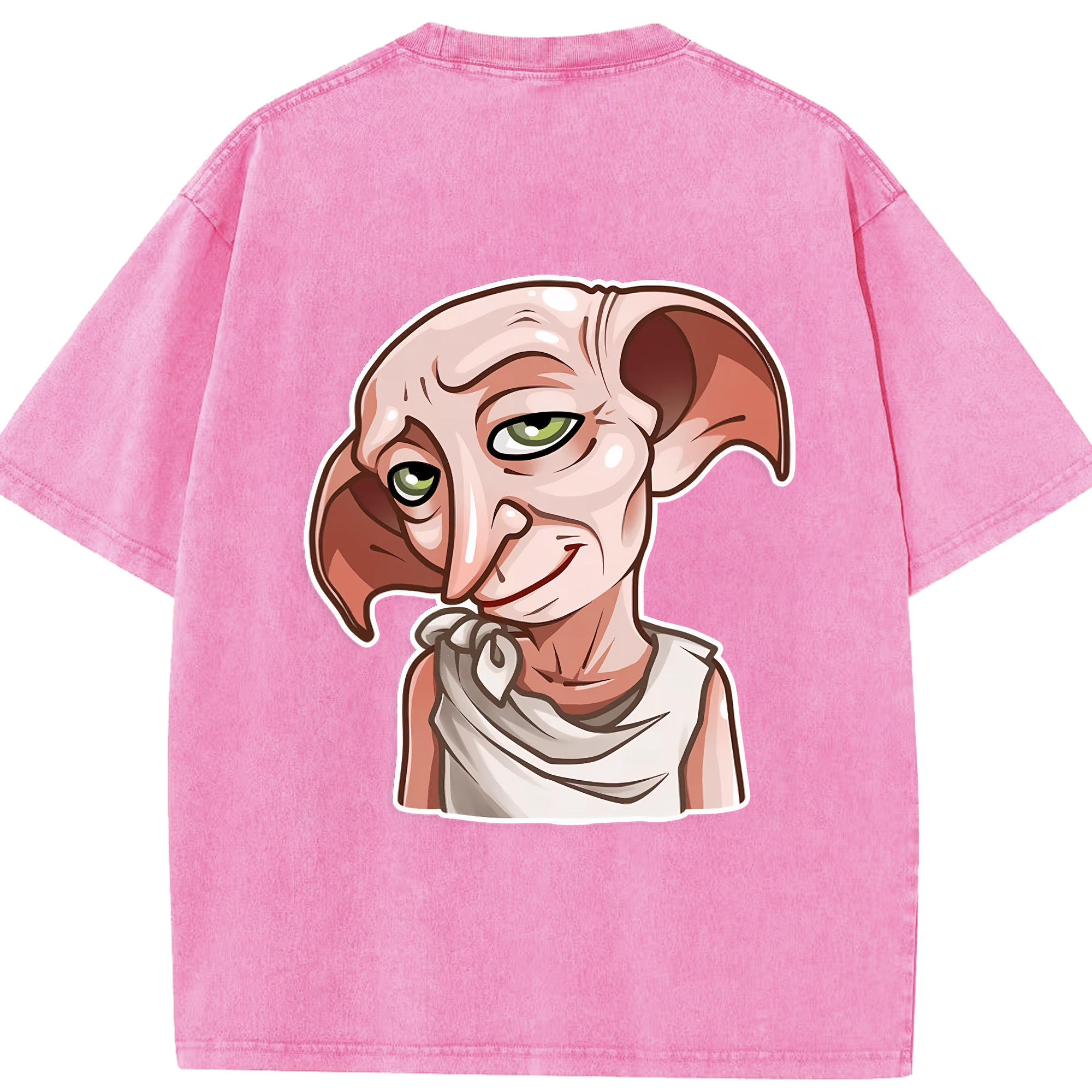 （画像用） Harry Potter ハリー・ポッターシリーズ 綿100% ヴィンテージ風 半袖Tシャツ（背面プリント）